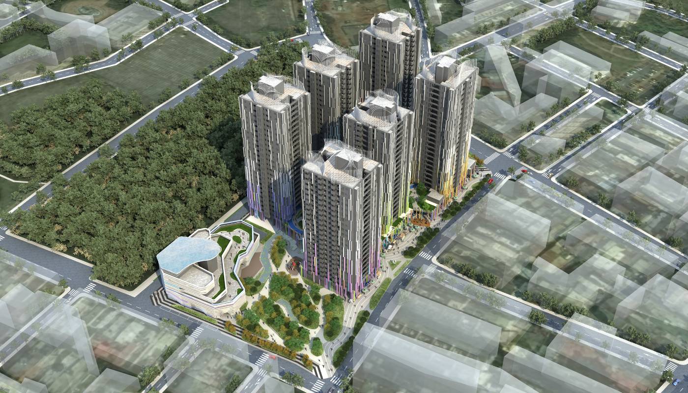 Turnkey project of new construction for public housing at No. 1 Base of  Zhongli District, Taoyuan City | 翁祖模建築師事務所 Habitech Architects